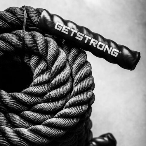 cuerda de batida o battle rope para entrenamiento funcional